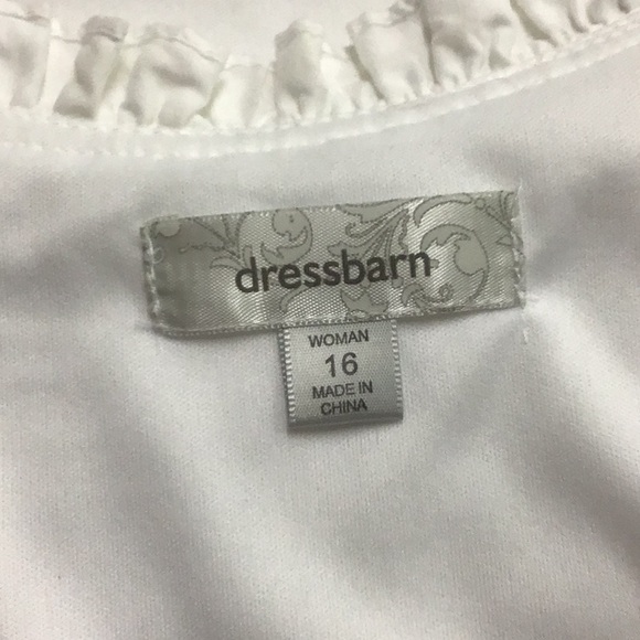 Dress barn dress white size 16 woman - Picture 14 of 16